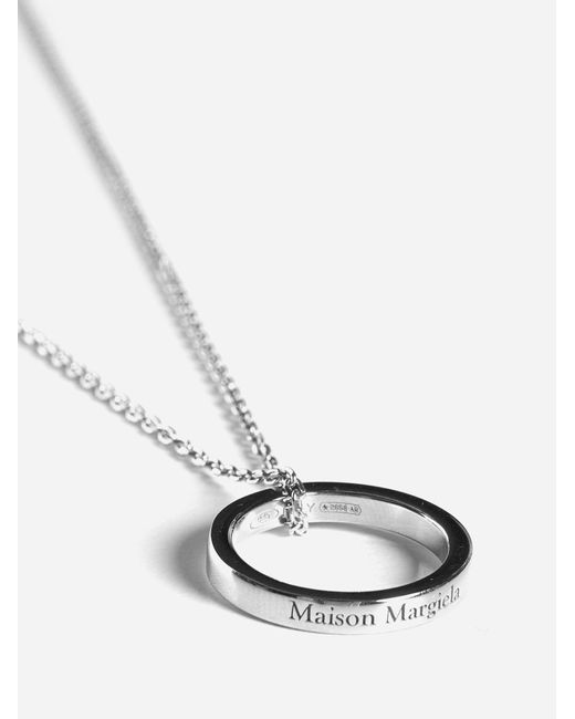 Maison Margiela - Timeless Ring Necklace | HBX - Globally Curated Fashion  and Lifestyle by Hypebeast
