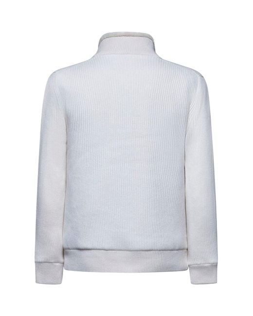 D 40 Gray Ivory Zip-Up Jacket for men