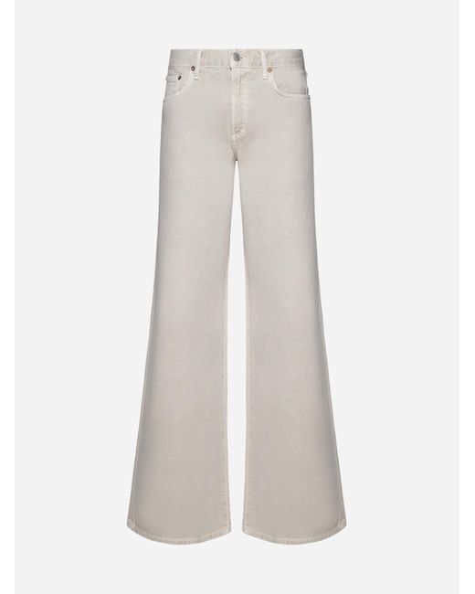 Agolde White Clara Jeans