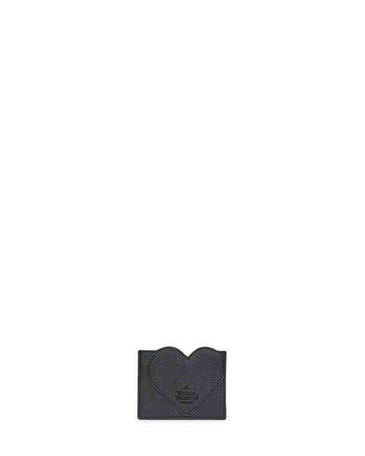 Vivienne Westwood White Heart-Shape Orb Card Holder<Br