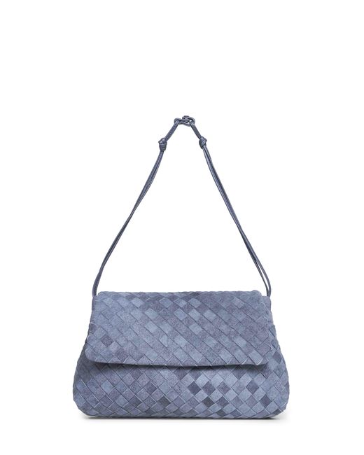 Bottega Veneta Blue Cloudy Giorno Pouch
