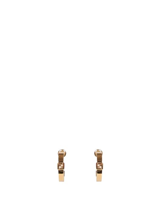 Fendi Multicolor Forever Small Hoop Earrings