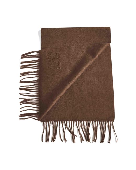 Max Mara Brown Cashmere Wsdalia Stole