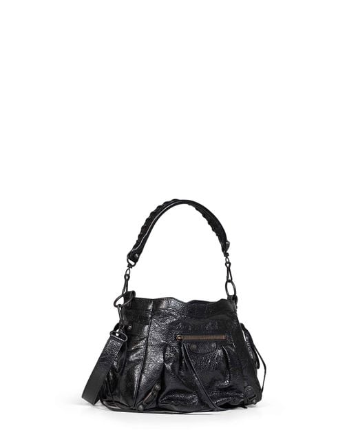 Balenciaga Black Le City Bucket Bag Small