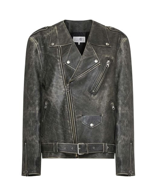MM6 by Maison Margiela Black Sportjacket' Jacket