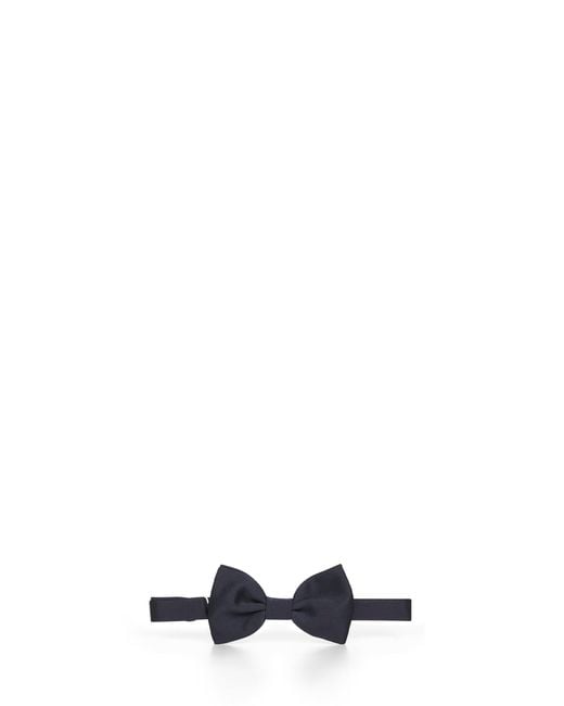 Tagliatore White Satin Bow Tie for men