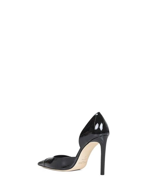 Jimmy Choo White Patent Leather Brigitte 100 Pumps