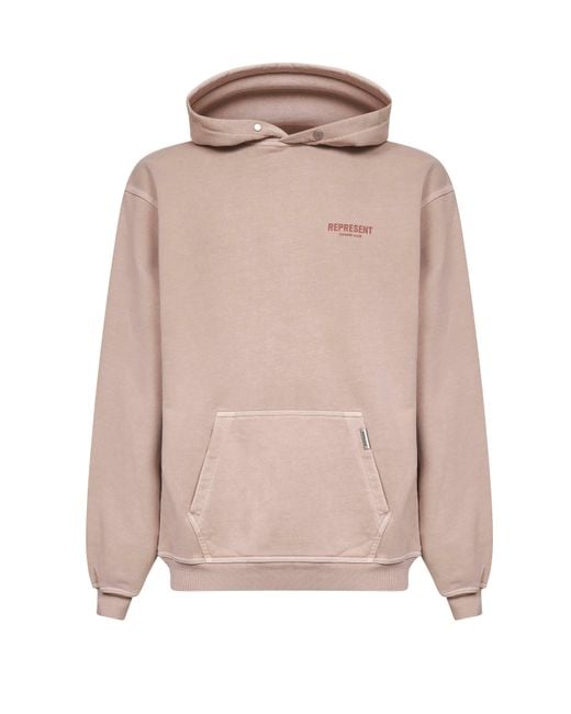 Represent Pink “Owners Club” Sweatshirt for men
