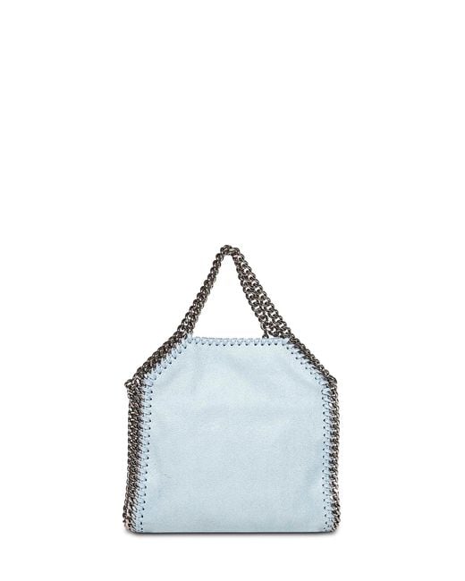 Stella McCartney Blue Ice Falabella Tiny Tote Bag