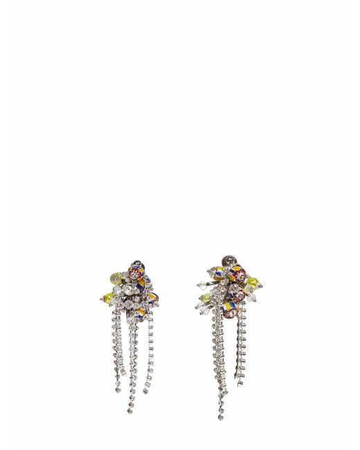 Orecchini di Dries Van Noten in Metallic
