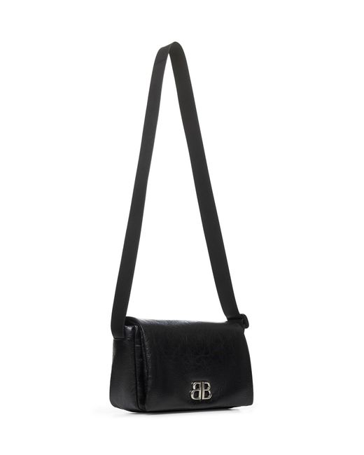 Balenciaga Monaco Flap Messenger S Bag in White for Men | Lyst