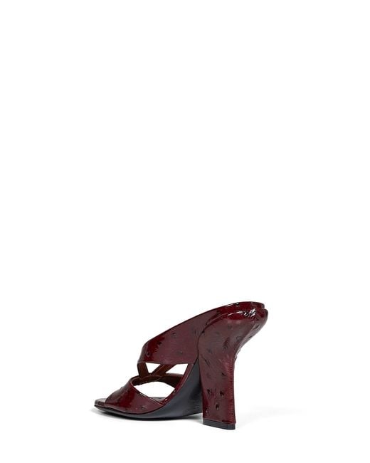 Mules Con Tacco di Dries Van Noten in Red