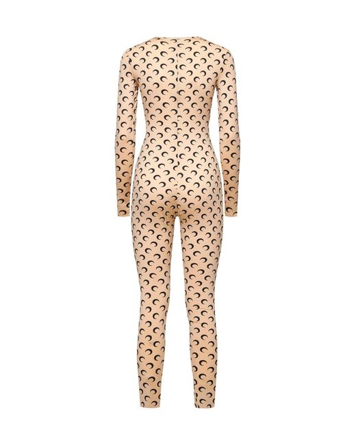 MARINE SERRE Natural 'Monogram' Tracksuit