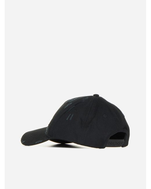 Palm Angels Black Hats for men