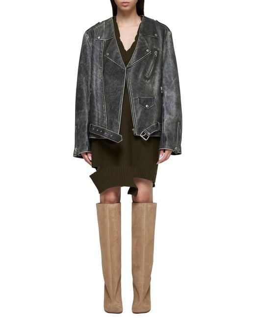 MM6 by Maison Margiela Black Sportjacket' Jacket