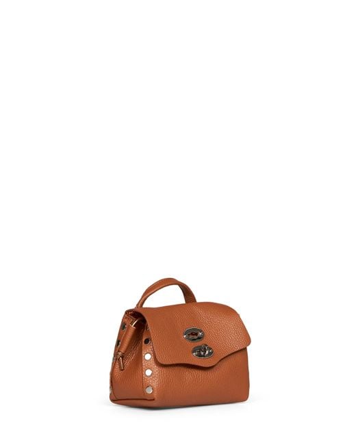 Zanellato Brown Pietra Ligure Postina Super Baby Handbag