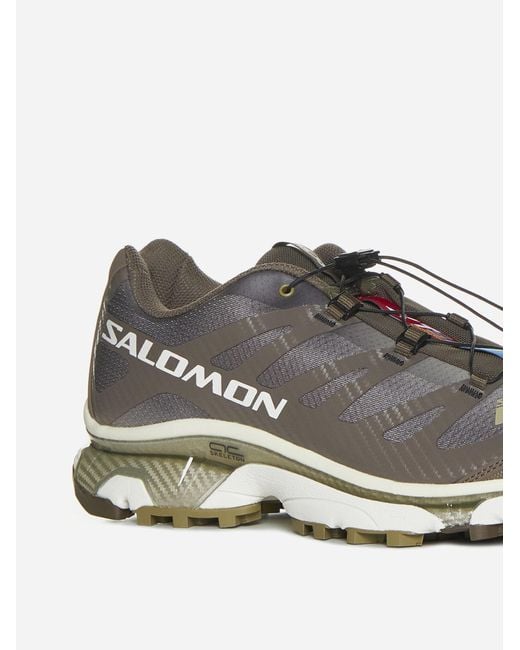 Salomon Gray Xt-4 Og Aurora Borealis Unisex Sneakers for men