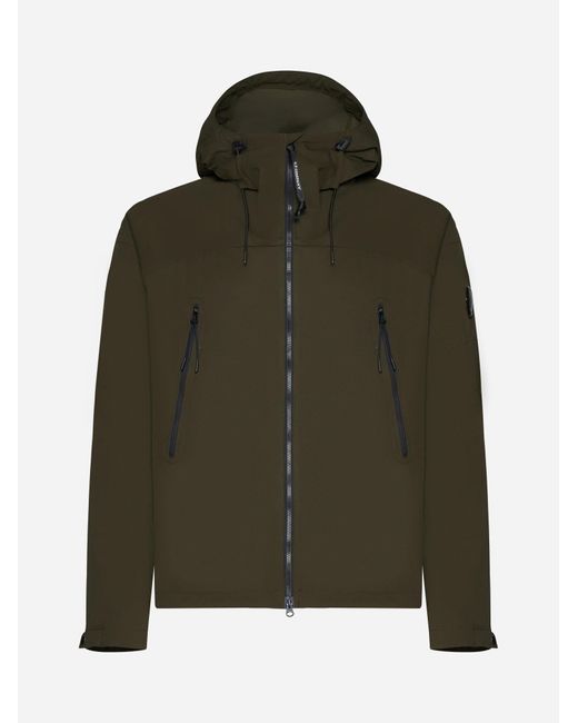 C P Company Green Pro-tek Hooded Jacket for men