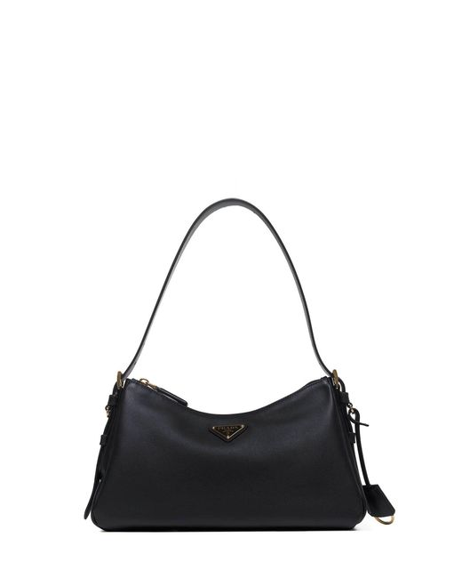 Prada Black Prada Aimée Medium Shoulder Bag