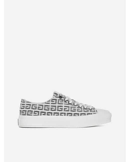 givenchy city jacquard sneakers