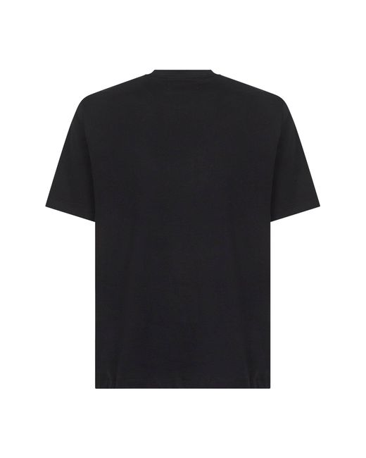Amiri Black Staggered Logo T-Shirt for men