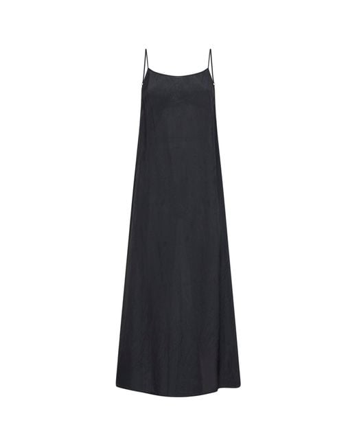 Uma Wang Black Viscose Anaya Midi Dress