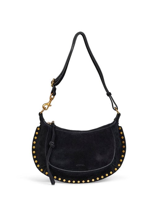 Isabel Marant Black Oskan Moon Shoulder Bag