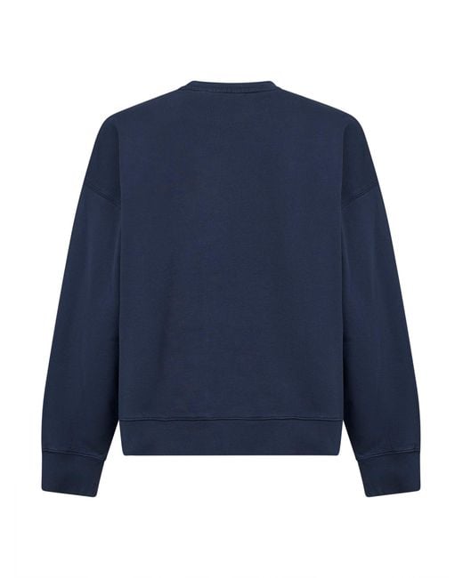 Carhartt Blue Crewneck Sweatshirt Benton for men