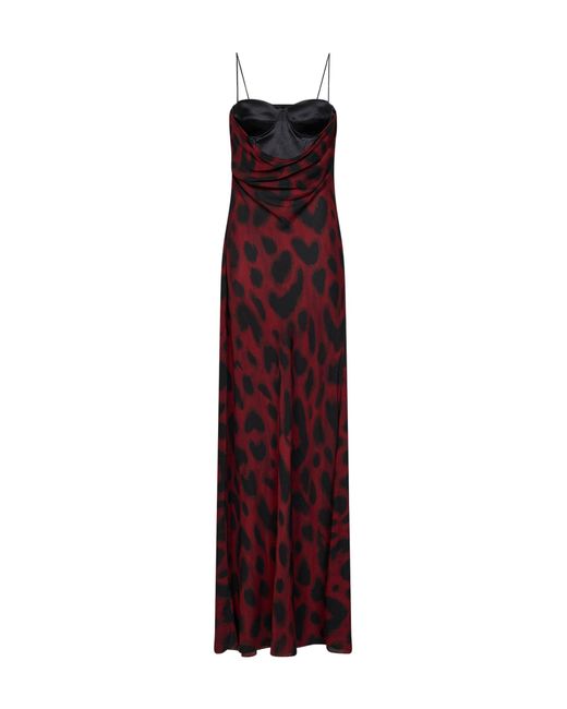 Alex Perry Purple Corset Gown Silk Georgette