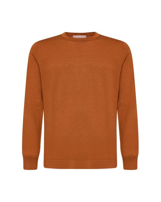 D 40 Brown Crewneck Sweater for men