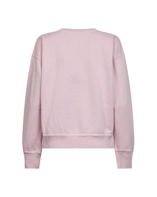 Isabel Marant Pink Cotton Mobyli Logo Sweatshirt