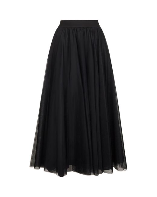 Gonna Lunga Ampia Gerby di Blanca Vita in Black