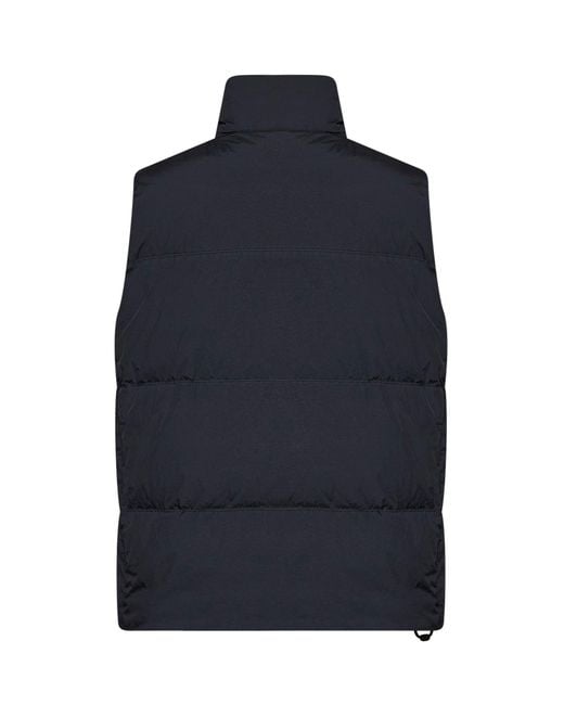 Stone Island Blue Crinkle Reps Ny Padded Vest for men