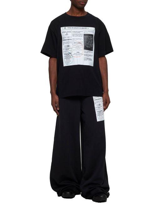 MM6 by Maison Martin Margiela Blue Jersey Sweatpants for men