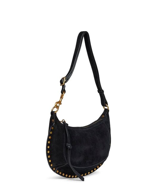 Isabel Marant Black Oskan Moon Shoulder Bag