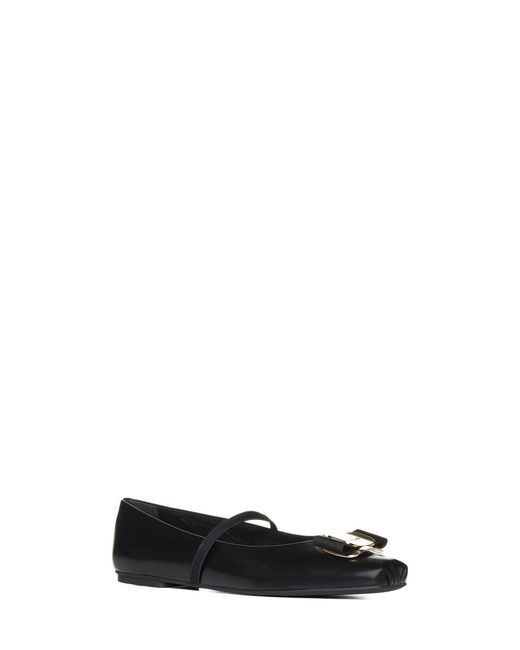 Ferragamo White New Vara Bow Ballet Flats