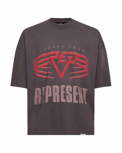 Represent Red Reversible Living Legacy Tour T-Shirt for men