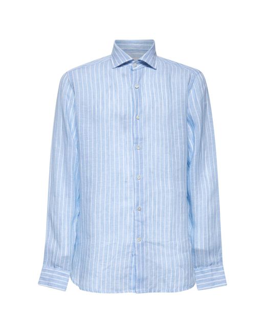 Camicia di D 40 in Blue da Uomo
