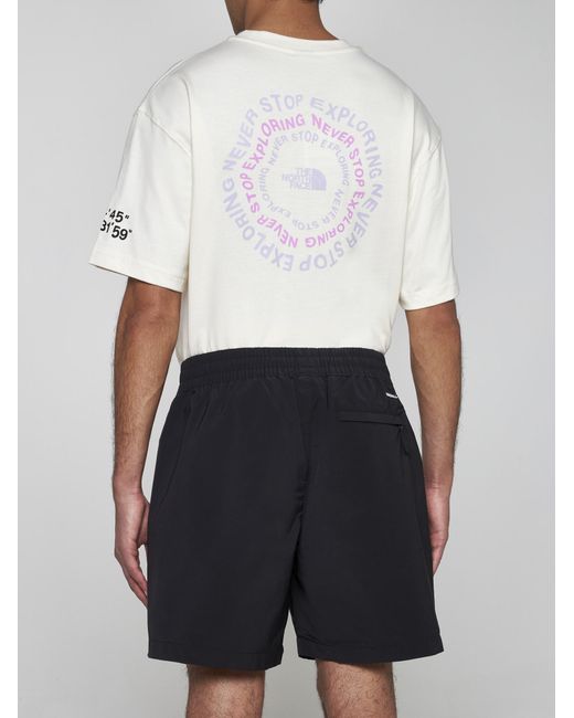 The North Face Black Easy Wind Logo Shorts for men