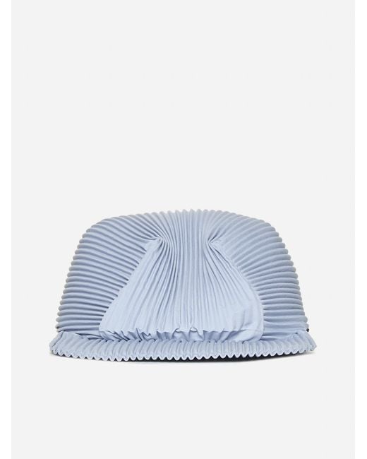 Homme Plissé Issey Miyake Blue Homme Plisse Issey Miyake Hats for men