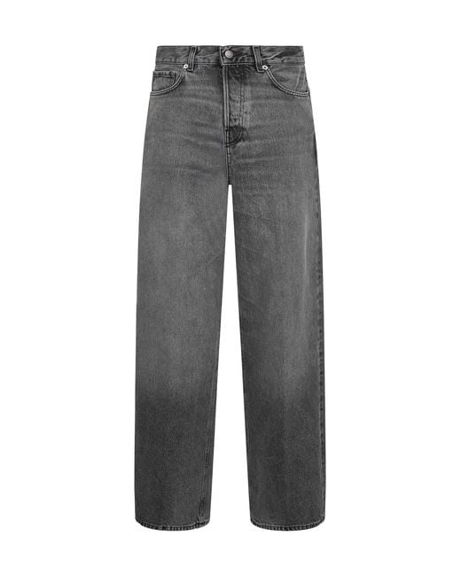 Haikure Gray Cotton Denim Bethany Jeans