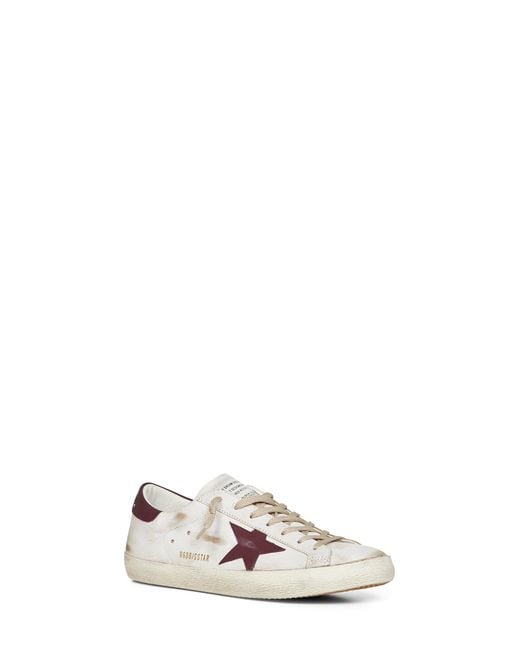 Golden Goose Deluxe Brand White Super-Star Sneakers for men