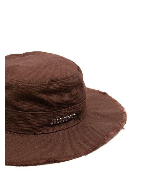 Jacquemus Brown Le Bob Artichaut Bucket Hat for men