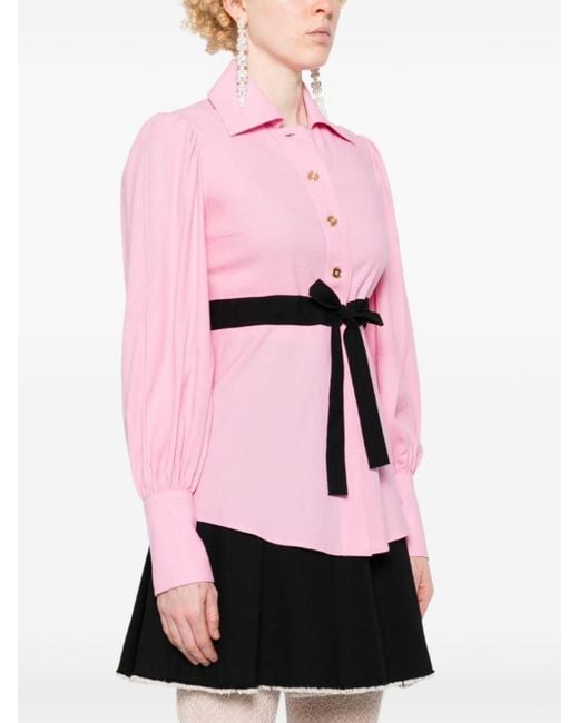 Patou Pink Shirt With Belt