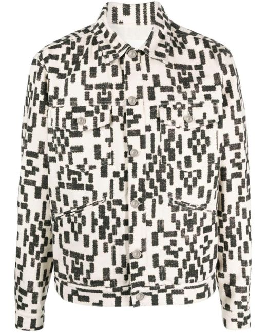 Isabel Marant White Jacket With Print for men