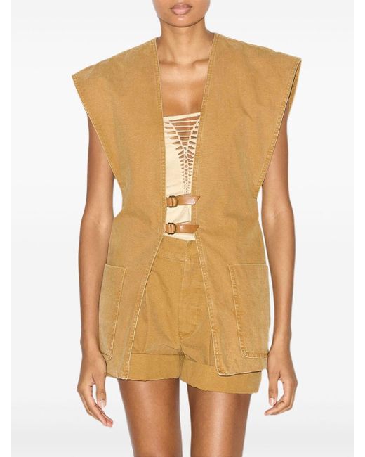 Gilet in cotone di Isabel Marant in Natural