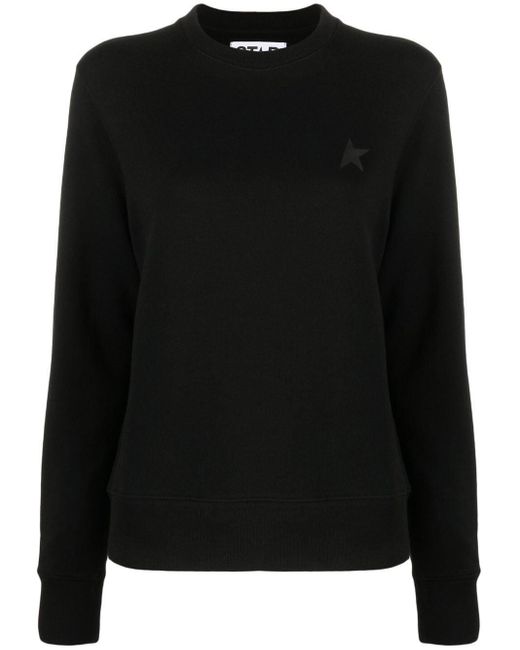 Golden Goose Deluxe Brand Black Athena Star-patch Sweatshirt