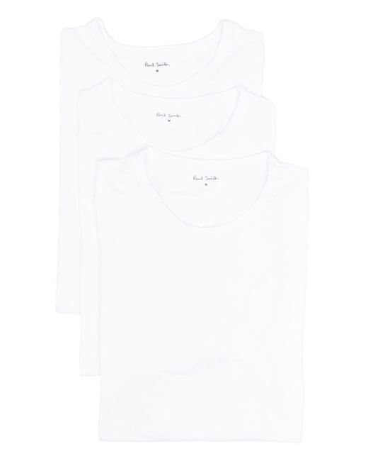 Paul Smith White T-shirt (3-pack) for men