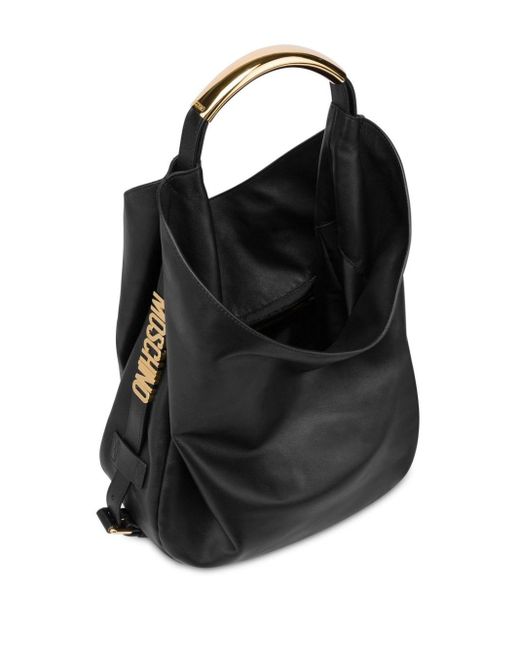 Handle Me bag Medium di Moschino in Black
