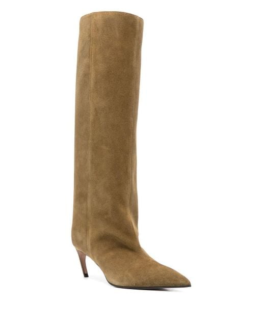 Stivali in suede di The Attico in Green